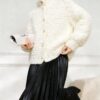 58060 product image 8 Women's Cardigan Long Sleeve Sweater Manufacturer - MOQ 100 pcs - Style 58060