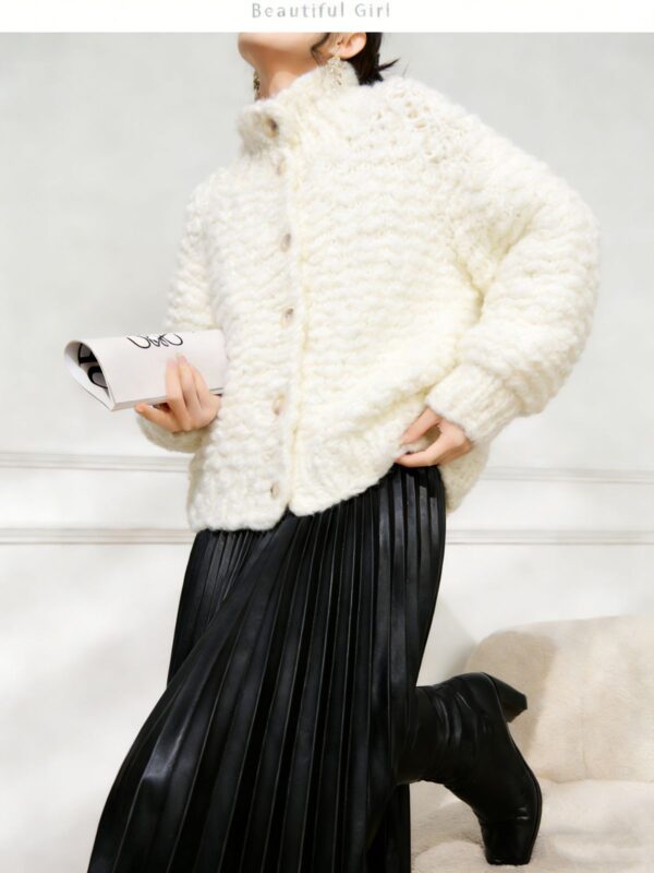 58060 product image 8 Women's Cardigan Long Sleeve Sweater Manufacturer - MOQ 100 pcs - Style 58060
