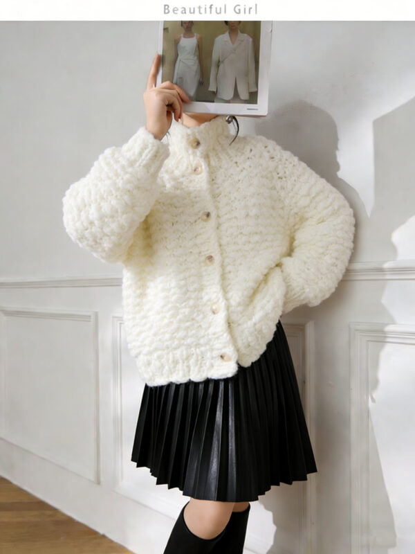 58060 product image 14 Women's Cardigan Long Sleeve Sweater Manufacturer - MOQ 100 pcs - Style 58060