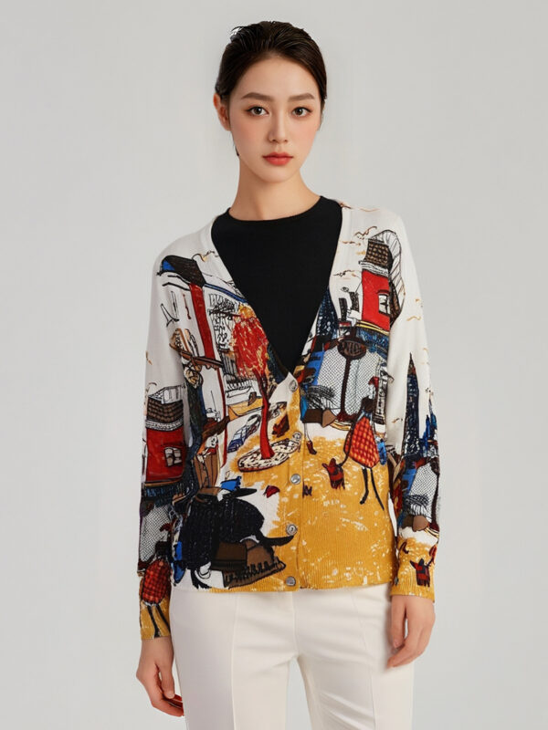 Women's Cardigan Long Sleeve Sweater Manufacturer - MOQ 100 pcs - Style 6099 Women's Cardigan Long Sleeve Sweater Manufacturer - MOQ 100 pcs - Style 6099