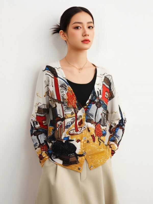 Women's Cardigan Long Sleeve Sweater Manufacturer - MOQ 100 pcs - Style 6099 Women's Cardigan Long Sleeve Sweater Manufacturer - MOQ 100 pcs - Style 6099