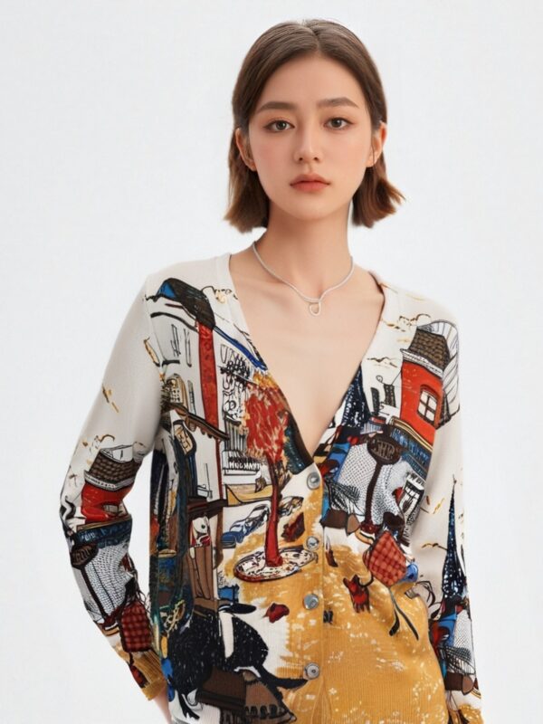 Women's Cardigan Long Sleeve Sweater Manufacturer - MOQ 100 pcs - Style 6099 Women's Cardigan Long Sleeve Sweater Manufacturer - MOQ 100 pcs - Style 6099