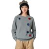 Women's Pullover Crew Neck Long Sleeve Sweater Manufacturer - MOQ 100 pcs - Style 7001