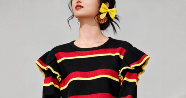 Women's Pullover Crew Neck Long Sleeve Sweater Manufacturer - MOQ 100 pcs - Style 7003 Women's Pullover Crew Neck Long Sleeve Sweater Manufacturer - MOQ 100 pcs - Style 7003