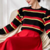 Women's Pullover Crew Neck Long Sleeve Sweater Manufacturer - MOQ 100 pcs - Style 7003 Women's Pullover Crew Neck Long Sleeve Sweater Manufacturer - MOQ 100 pcs - Style 7003