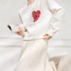 Women's Pullover Crew Neck Long Sleeve Sweater Manufacturer - MOQ 100 pcs - Style 7013 Women's Pullover Crew Neck Long Sleeve Sweater Manufacturer - MOQ 100 pcs - Style 7013