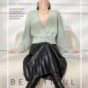 Women's V Neck Long Sleeve Sweater Manufacturer - MOQ 100 pcs - Style 7020