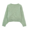 Women's V Neck Long Sleeve Sweater Manufacturer - MOQ 100 pcs - Style 7020