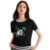 Women's Pullover Crew Neck Short Sleeve Sweater Manufacturer - MOQ 100 pcs - Style 7025