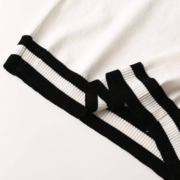 Women's Pullover Crew Neck Short Sleeve Sweater Manufacturer - MOQ 100 pcs - Style 7025