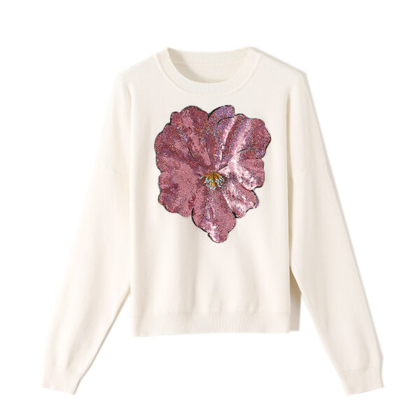 Women's Pullover Crew Neck Long Sleeve Sweater Manufacturer - MOQ 100 pcs - Style 7031
