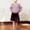 Women's Pullover V Neck Long Sleeve Sweater Manufacturer - MOQ 100 pcs - Style 7038