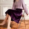 Women's Pullover V Neck Long Sleeve Sweater Manufacturer - MOQ 100 pcs - Style 7038