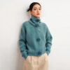 Women's Viscose Fiber Cardigan Long Sleeve Sweater Manufacturer - MOQ 100 pcs - Style 7040 Women's Viscose Fiber Cardigan Long Sleeve Sweater Manufacturer - MOQ 100 pcs - Style 7040
