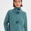 Women's Viscose Fiber Cardigan Long Sleeve Sweater Manufacturer - MOQ 100 pcs - Style 7040 Women's Viscose Fiber Cardigan Long Sleeve Sweater Manufacturer - MOQ 100 pcs - Style 7040