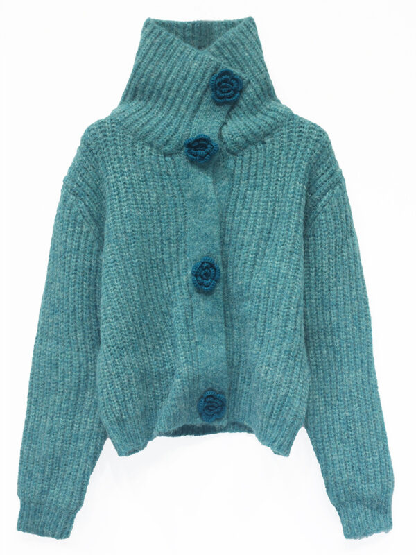 Women's Viscose Fiber Cardigan Long Sleeve Sweater Manufacturer - MOQ 100 pcs - Style 7040 Women's Viscose Fiber Cardigan Long Sleeve Sweater Manufacturer - MOQ 100 pcs - Style 7040