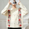 Women's Pullover Crew Neck Long Sleeve Sweater Manufacturer - MOQ 100 pcs - Style 7062