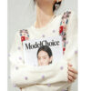 Women's Pullover Crew Neck Long Sleeve Sweater Manufacturer - MOQ 100 pcs - Style 7062