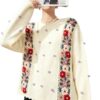 Women's Pullover Crew Neck Long Sleeve Sweater Manufacturer - MOQ 100 pcs - Style 7062