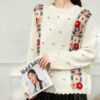 Women's Pullover Crew Neck Long Sleeve Sweater Manufacturer - MOQ 100 pcs - Style 7062