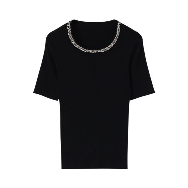 Women's Pullover Crew Neck Short Sleeve Sweater Manufacturer - MOQ 100 pcs - Style 7071 Women's Pullover Crew Neck Short Sleeve Sweater Manufacturer - MOQ 100 pcs - Style 7071