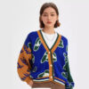Women's Angora Goat Wool V Neck Long Sleeve Sweater Manufacturer - MOQ 100 pcs - Style 7076 Women's Angora Goat Wool V Neck Long Sleeve Sweater Manufacturer - MOQ 100 pcs - Style 7076