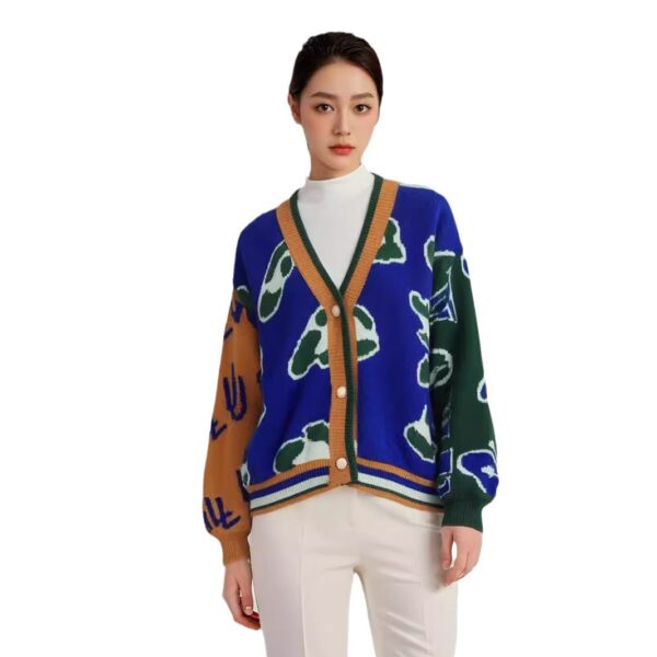 Women's Angora Goat Wool V Neck Long Sleeve Sweater Manufacturer - MOQ 100 pcs - Style 7076 Women's Angora Goat Wool V Neck Long Sleeve Sweater Manufacturer - MOQ 100 pcs - Style 7076