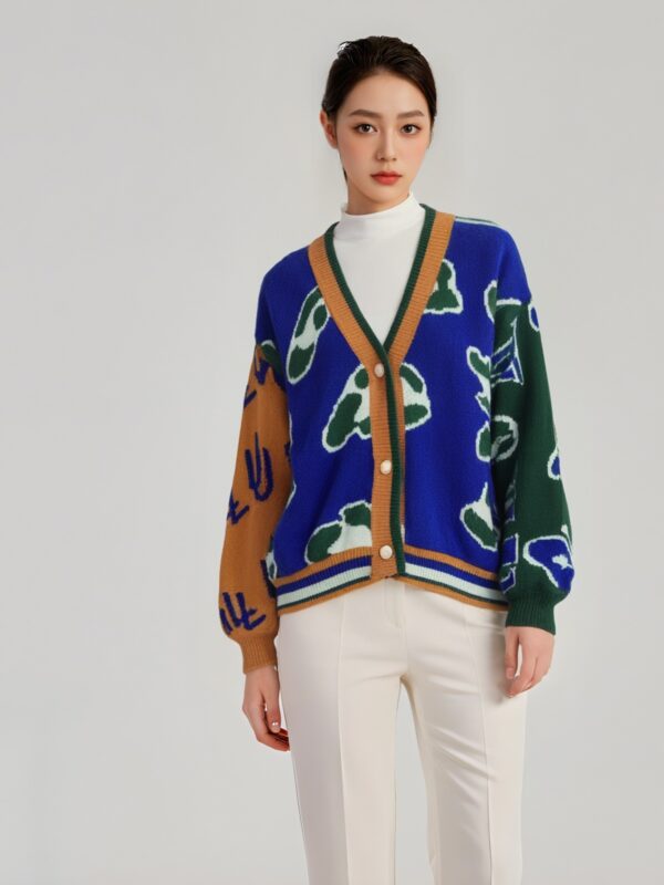 Women's Angora Goat Wool V Neck Long Sleeve Sweater Manufacturer - MOQ 100 pcs - Style 7076 Women's Angora Goat Wool V Neck Long Sleeve Sweater Manufacturer - MOQ 100 pcs - Style 7076