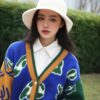 Women's Angora Goat Wool V Neck Long Sleeve Sweater Manufacturer - MOQ 100 pcs - Style 7076 Women's Angora Goat Wool V Neck Long Sleeve Sweater Manufacturer - MOQ 100 pcs - Style 7076