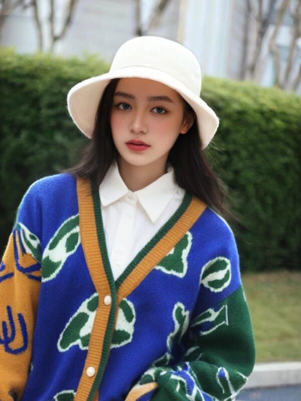 Women's Angora Goat Wool V Neck Long Sleeve Sweater Manufacturer - MOQ 100 pcs - Style 7076 Women's Angora Goat Wool V Neck Long Sleeve Sweater Manufacturer - MOQ 100 pcs - Style 7076