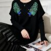 Women's Crew Neck Knitwear Manufacturer - MOQ 100 pcs - Style 7082