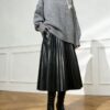 Women's Pullover Crew Neck Long Sleeve Sweater Manufacturer - MOQ 100 pcs - Style 7083