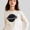 Women's Pullover Crew Neck Long Sleeve Sweater Manufacturer - MOQ 100 pcs - Style 7089