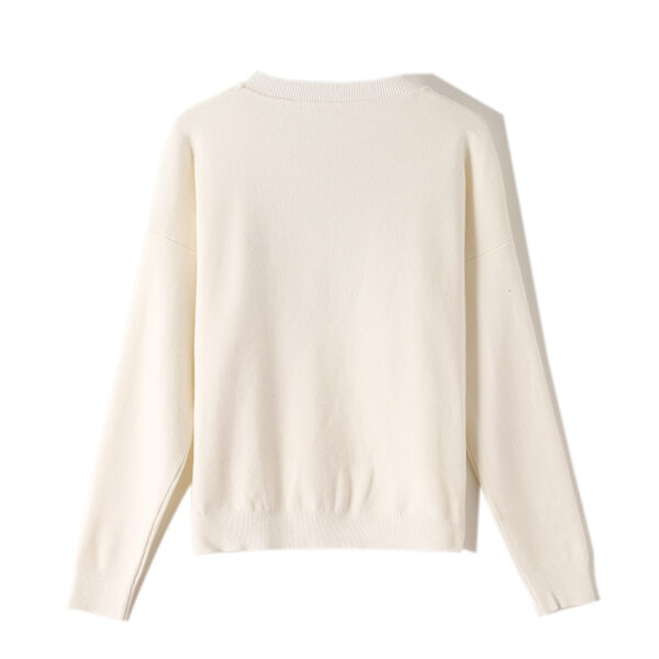 Women's Pullover Crew Neck Long Sleeve Sweater Manufacturer - MOQ 100 pcs - Style 7089