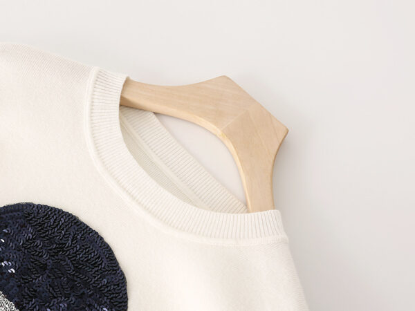Women's Pullover Crew Neck Long Sleeve Sweater Manufacturer - MOQ 100 pcs - Style 7089