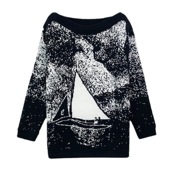Women's Pullover Long Sleeve Sweater Manufacturer - MOQ 100 pcs - Style 7094 Women's Pullover Long Sleeve Sweater Manufacturer - MOQ 100 pcs - Style 7094