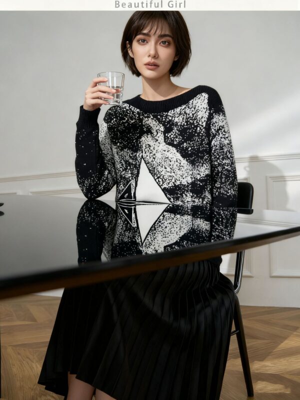 Women's Pullover Long Sleeve Sweater Manufacturer - MOQ 100 pcs - Style 7094 Women's Pullover Long Sleeve Sweater Manufacturer - MOQ 100 pcs - Style 7094