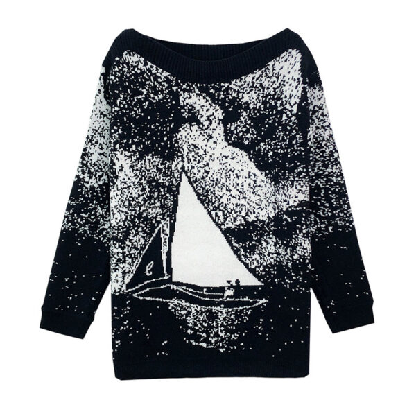 Women's Pullover Long Sleeve Sweater Manufacturer - MOQ 100 pcs - Style 7094 Women's Pullover Long Sleeve Sweater Manufacturer - MOQ 100 pcs - Style 7094
