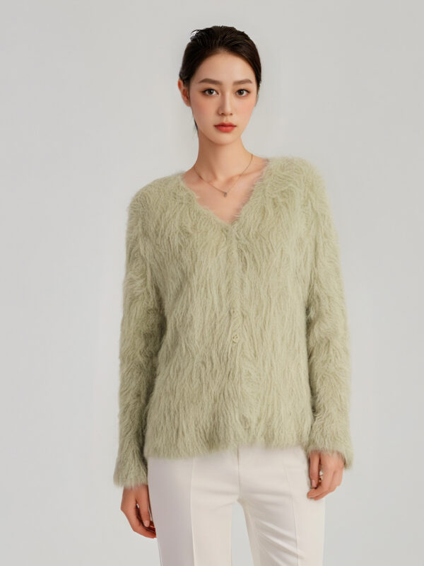 Women's Cardigan V Neck Long Sleeve Sweater Manufacturer - MOQ 100 pcs - Style 7111 Women's Cardigan V Neck Long Sleeve Sweater Manufacturer - MOQ 100 pcs - Style 7111