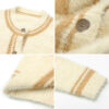 Women's Cardigan Crew Neck Long Sleeve Sweater Manufacturer - MOQ 100 pcs - Style 7115