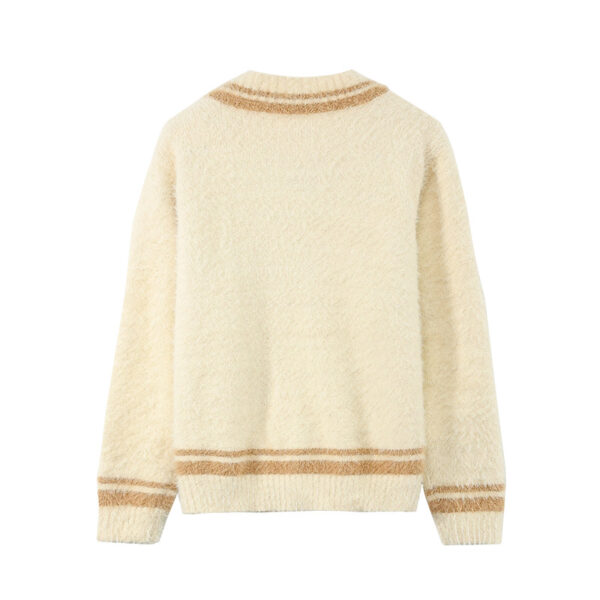 Women's Cardigan Crew Neck Long Sleeve Sweater Manufacturer - MOQ 100 pcs - Style 7115
