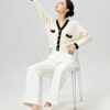 Women's Cardigan Long Sleeve Sweater Manufacturer - MOQ 100 pcs - Style 7121 Women's Cardigan Long Sleeve Sweater Manufacturer - MOQ 100 pcs - Style 7121
