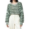 Women's Pullover Long Sleeve Sweater Manufacturer - MOQ 100 pcs - Style 7136