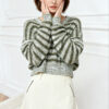 Women's Pullover Long Sleeve Sweater Manufacturer - MOQ 100 pcs - Style 7136