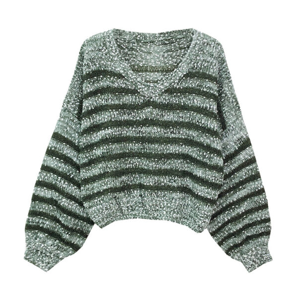 Women's Pullover Long Sleeve Sweater Manufacturer - MOQ 100 pcs - Style 7136