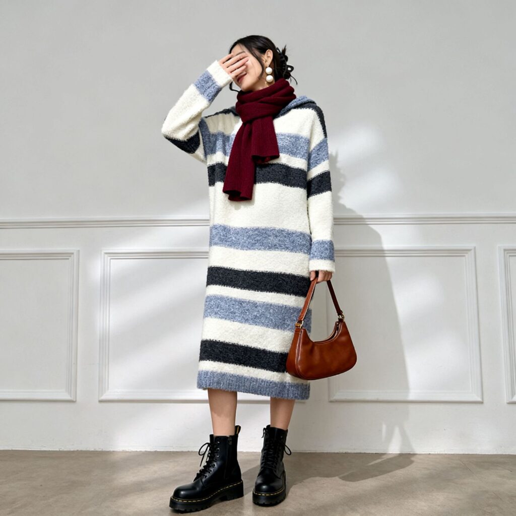 Women's Long Sleeve Knitwear Manufacturer - MOQ 100 pcs - Style 7137