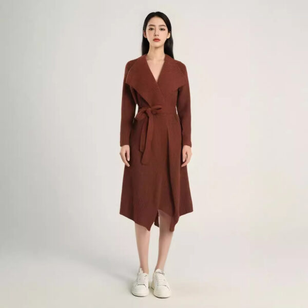 Women's Cardigan Long Sleeve Sweater Manufacturer - MOQ 100 pcs - Style 7138