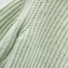 Women’s Sage Green Ribbed V-Neck Pullover Sweater — Style 7142 - KnitwearSource