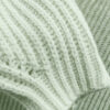 Women’s Sage Green Ribbed V-Neck Pullover Sweater — Style 7142 - KnitwearSource