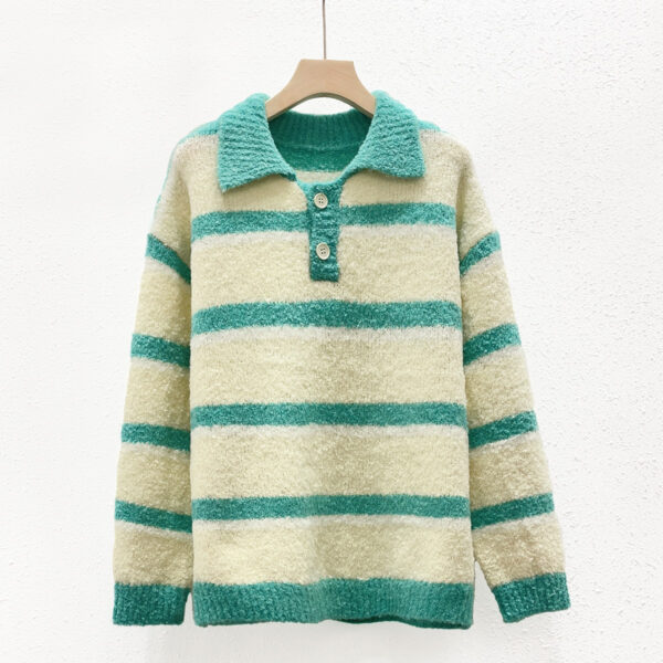 Women's Pullover Long Sleeve Sweater Manufacturer - MOQ 100 pcs - Style 7147